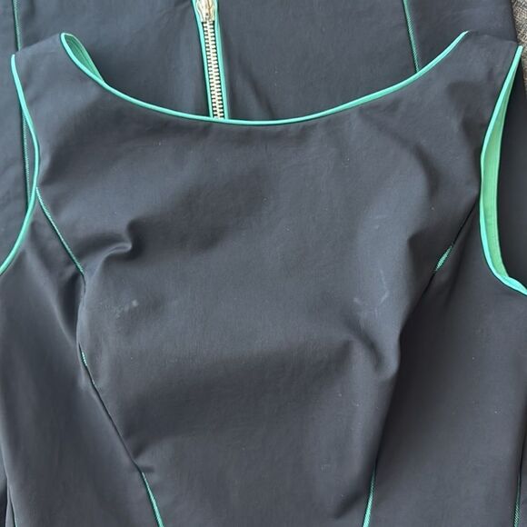 Lafayette 148 New York Deana Piped Trim Stretch Sheath Dress Size 4 - Picture 16 of 16